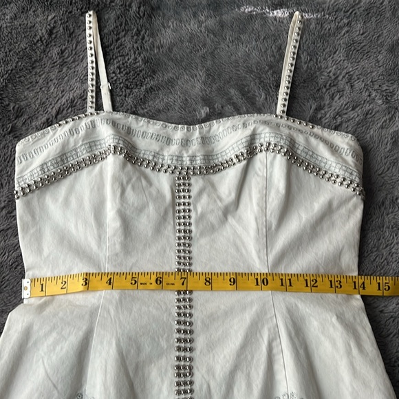 Guess by Marciano White Embellished Dress Size M - Picture 10 of 14